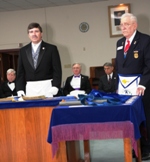 Reagan Lodge 2010 Installation 