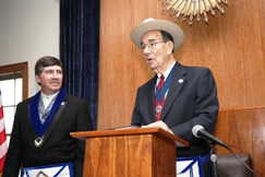 Reagan Lodge 2010 Installation 