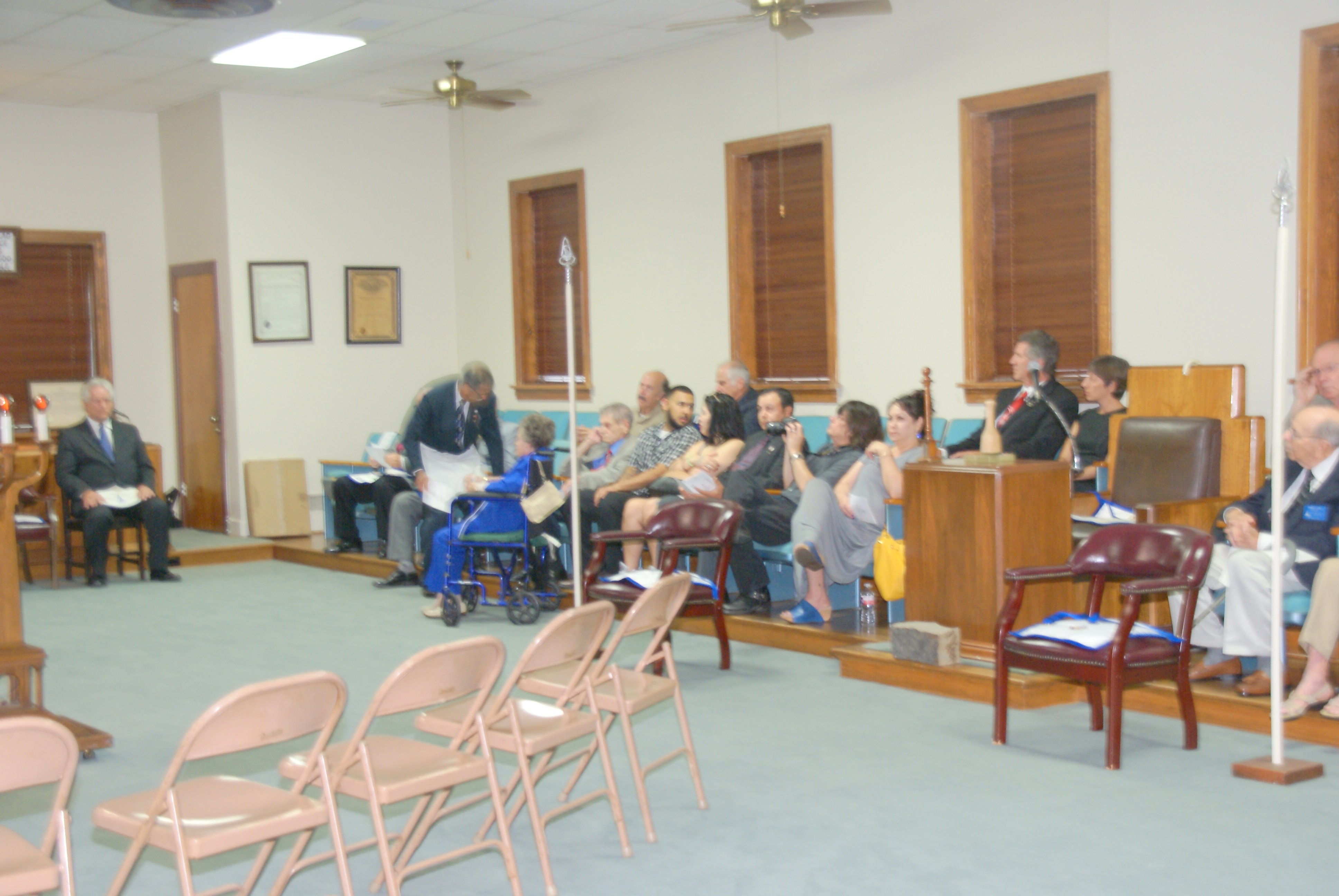 Reagan Lodge 2015 Installation 