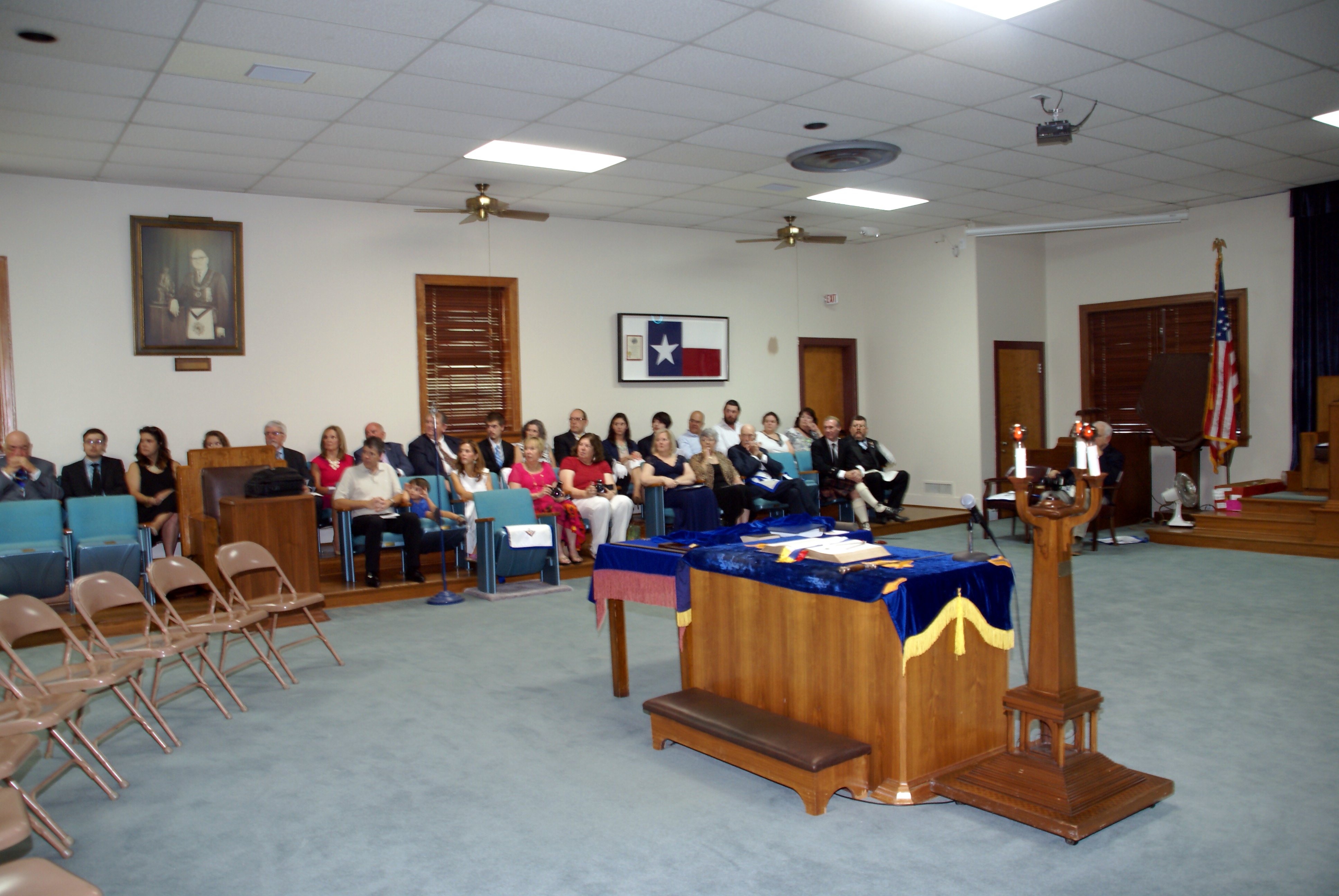 Reagan Lodge 2015 Installation 